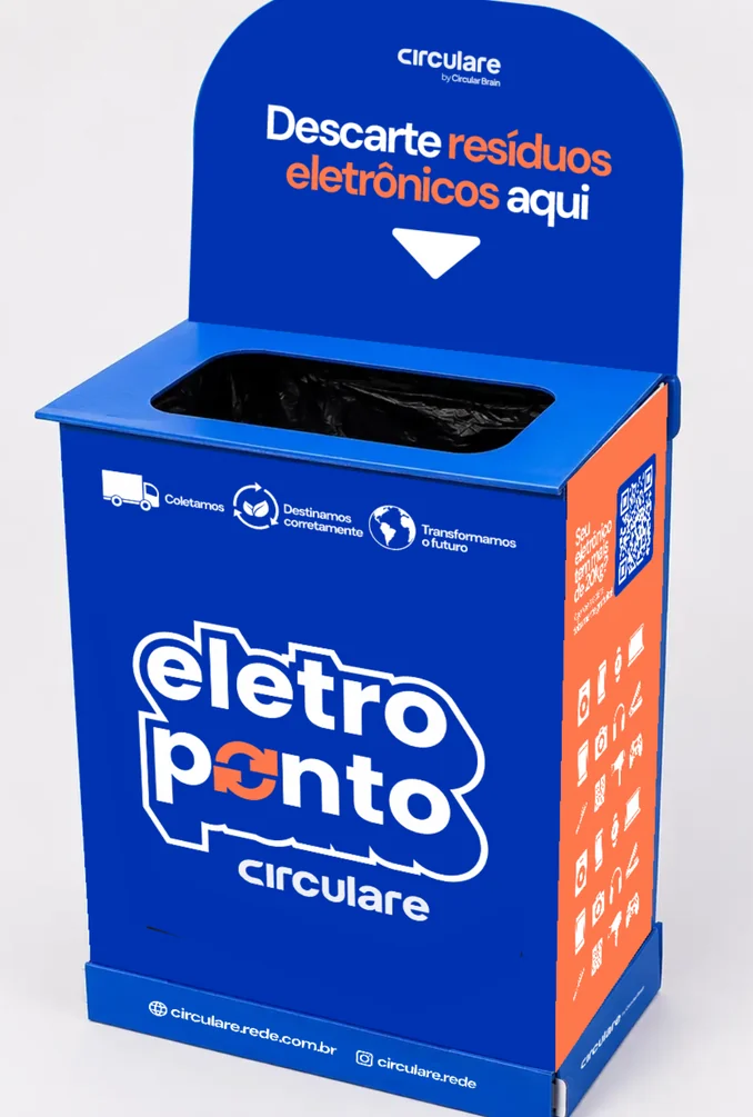 Eletroponto para descarte de eletrônicos
