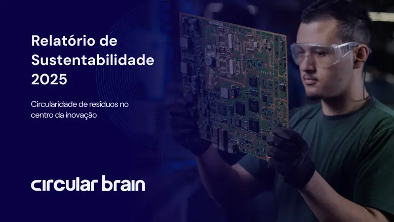 Capa do Relatório de Sustentabilidade Circular Brain 2025