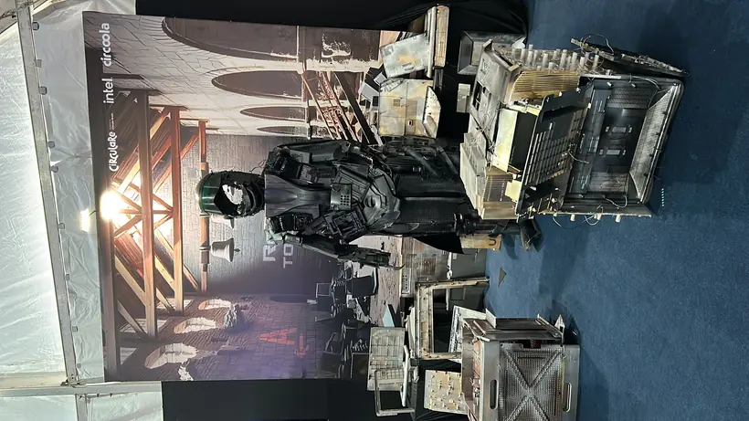 Ação de descarte em evento corporativo